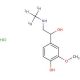 rac Metanephrine-d3 Hydrochloride Salt (CAS 1215507-88-2) - chemical structure image