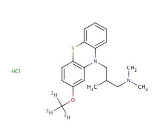 rac Methotrimeprazine-d3 Hydrochloride (CAS 1216745-60-6) - chemical structure image