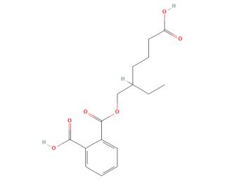 rac Mono(5-carboxy-2-ethylpentyl) Phthalate (CAS 40809-41-4) - chemical structure image