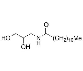 rac N-(2,3-Dihydroxypropyl)octadecanamide (CAS 7336-25-6) - chemical structure image