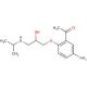 rac N-Desbutyroyl Acebutolol - chemical structure image