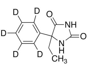 rac N-Desmethyl Mephenytoin-D5 (Major) (CAS 119458-27-4) - chemical structure image