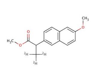 rac Naproxen-d3 Methyl Ester - chemical structure image