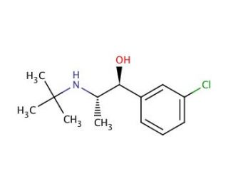 rac threo-Dihydrobupropion (CAS 92264-82-9) - chemical structure image