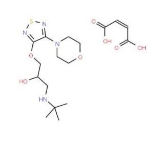 rac Timolol Maleate (CAS 57073-55-9) - chemical structure image