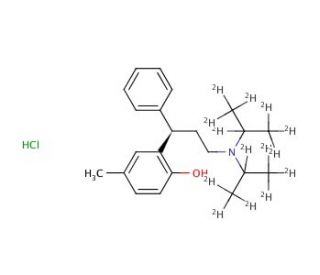 rac Tolterodine-d14 Hydrochloride - chemical structure image