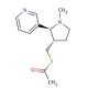 rac-trans 3′-Acetylthiomethyl Nicotine - chemical structure image