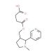 rac-trans 3′-Hydroxymethylnicotine Hemisuccinate (CAS 1207282-59-4) - chemical structure image