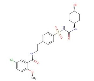 rac trans-4-Hydroxy Glyburide (CAS 23155-00-2) - chemical structure image