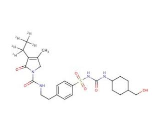 rac trans-Hydroxy Glimepiride-d5 (CAS 1189980-46-8) - chemical structure image