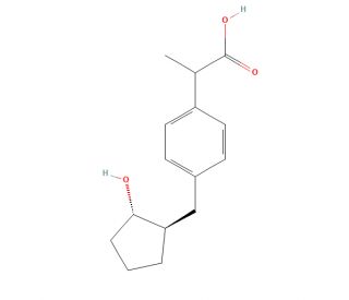 rac trans-Loxoprofen Alcohol - chemical structure image