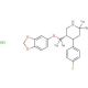 rac-trans Paroxetine-d4, Hydrochloride (CAS 1217753-24-6 (unlabeled)) - chemical structure image