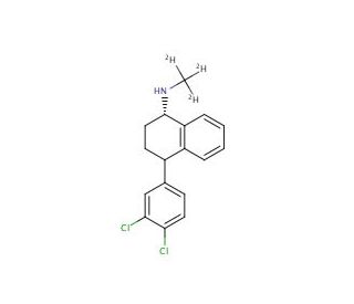 rac-trans Sertraline-d3, Hydrochloride - chemical structure image