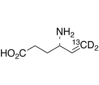 rac-Vigabatrin-13C,d2 (Major) (CAS 68506-86-5 (unlabeled)) - chemical structure image