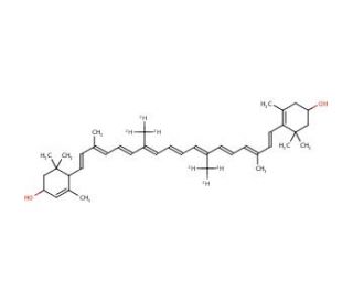 rac Xanthophyll-d6 - chemical structure image