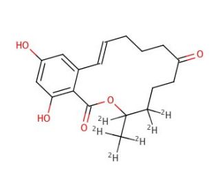 rac Zearalenone-d6 (CAS 1185236-04-7) - chemical structure image