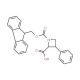 Racemic Fmoc-trans-3-phenylazetidine-2-carboxylic acid (CAS 204320-45-6) - chemical structure image