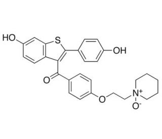 Raloxifene N-Oxide - chemical structure image