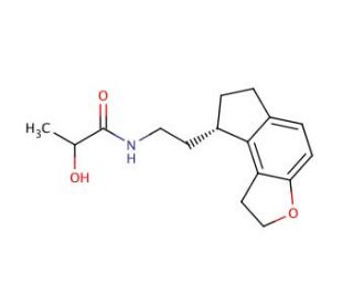 Ramelteon Metabolite M-II (mixture of R and S at the hydroxy position) (CAS 896736-21-3) - chemical structure image