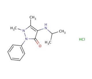 Ramifenazone Hydrochloride Salt - chemical structure image