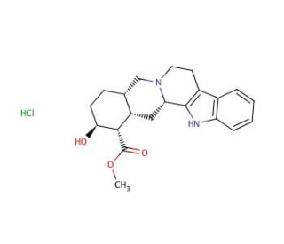Rauwolscine &bull; HCl (CAS 6211-32-1) - chemical structure image