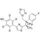Ravuconazole-d4 (CAS 182760-06-1) - chemical structure image