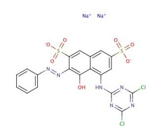 Reactive red 2 (CAS 17804-49-8) - chemical structure image