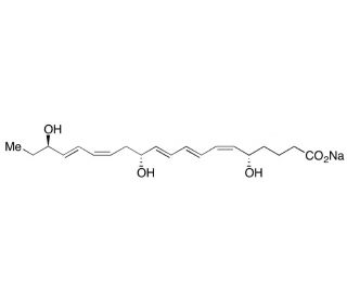 Resolvin E1 Sodium Salt (CAS 1309610-43-2) - chemical structure image