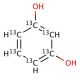 Resorcinol-13C6 (CAS 953390-31-3) - chemical structure image