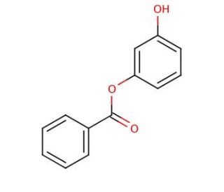 Resorcinol monobenzoate (CAS 136-36-7) - chemical structure image