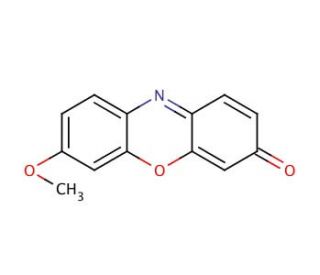 Resorufin methyl ether (CAS 5725-89-3) - chemical structure image