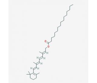 Retinyl palmitate (CAS 79-81-2) - chemical structure image