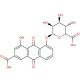 Rhein 8-β-D-Glucuronide (CAS 70793-10-1) - chemical structure image