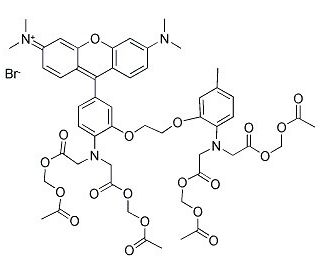 RHOD 2/AM (CAS 129787-64-0) - chemical structure image