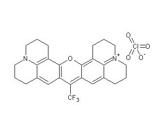 Rhodamin 700 perchlorate (CAS 63561-42-2) - chemical structure image