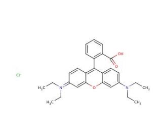 Rhodamine B (CAS 81-88-9) - chemical structure image
