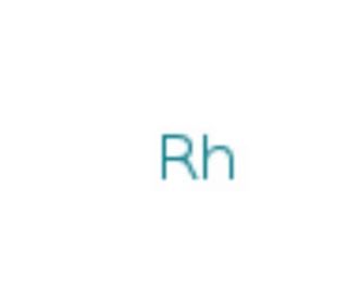 Rhodium 5% on Carbon (wetted with ca. 55% Water) (CAS 7440-16-6) - chemical structure image