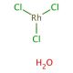 Rhodium(III) chloride hydrate (CAS 20765-98-4) - chemical structure image
