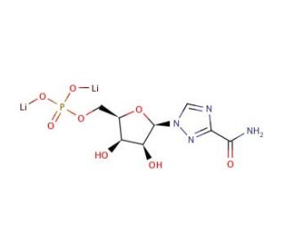 Ribavirin 5′-Monophosphate, Dilithium Salt (CAS 66983-94-6�) - chemical structure image