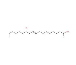 Ricinelaidic Acid Free Acid (CAS 82188-83-8) - chemical structure image
