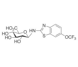 Riluzole N-&beta;-D-Glucuronide - chemical structure image