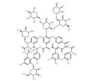 Ristocetin A sulfate (CAS 11140-99-1) - chemical structure image