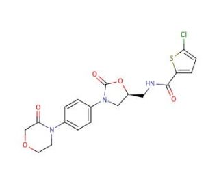 Rivaroxaban (CAS 366789-02-8) - chemical structure image
