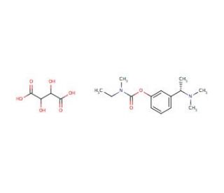 Rivastigmine hydrogen tartrate (CAS 129101-54-8) - chemical structure image