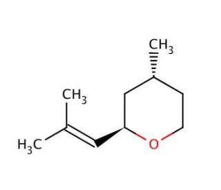 (&plus;)-Rose oxide (CAS 16409-43-1) - chemical structure image
