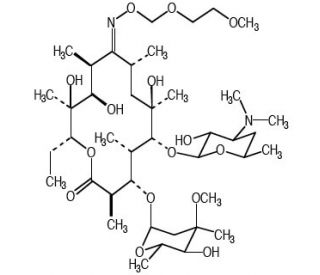 Roxithromycin (CAS 80214-83-1) - chemical structure image