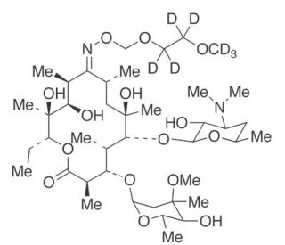 Roxithromycin-d7 - chemical structure image