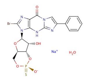 Rp-8-Br-PET-cGMPs (CAS 185246-32-6) - chemical structure image