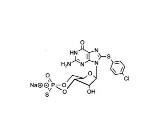 Rp-8-pCPT-cyclic GMPS Sodium (CAS 153660-04-9) - chemical structure image