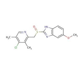 (RS)-4-Desmethoxy-4-chloro Omeprazole - chemical structure image